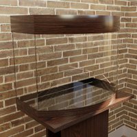 Аквариум Hydroterra Gloria 50 л без тумбы (венге)