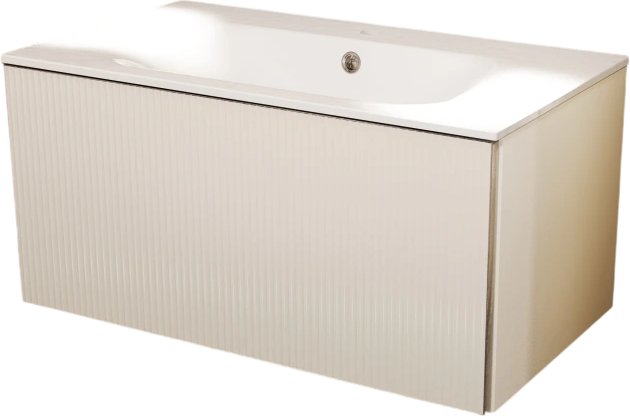 MebelVann Тумба с умывальником Евромикс 80x38x45 с 1 ящиком EUR10801900101OSL (айвори)