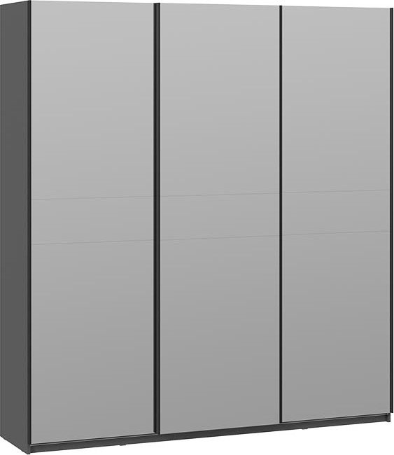 

Шкаф-купе Трия Оскар Т2 2100 271180 (ручка черная/серый графит)