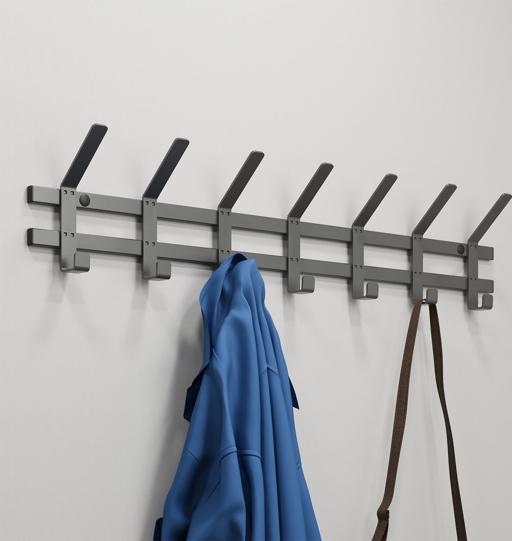 

Вешалка для одежды ЗМИ Торонто 7 ВНТ7 (графит)