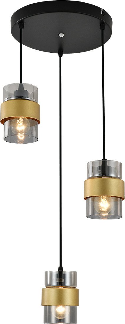 Подвесная люстра Escada 1139/3S (черный/золото)