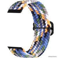 Ремешок Rumi Wick из плетеного нейлона для Huawei Band 7 (темный микс)
