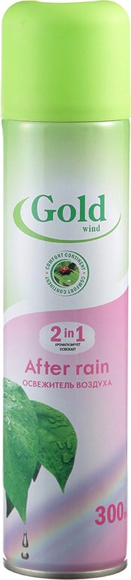 

Освежитель воздуха Gold Wind После дождя 300 мл