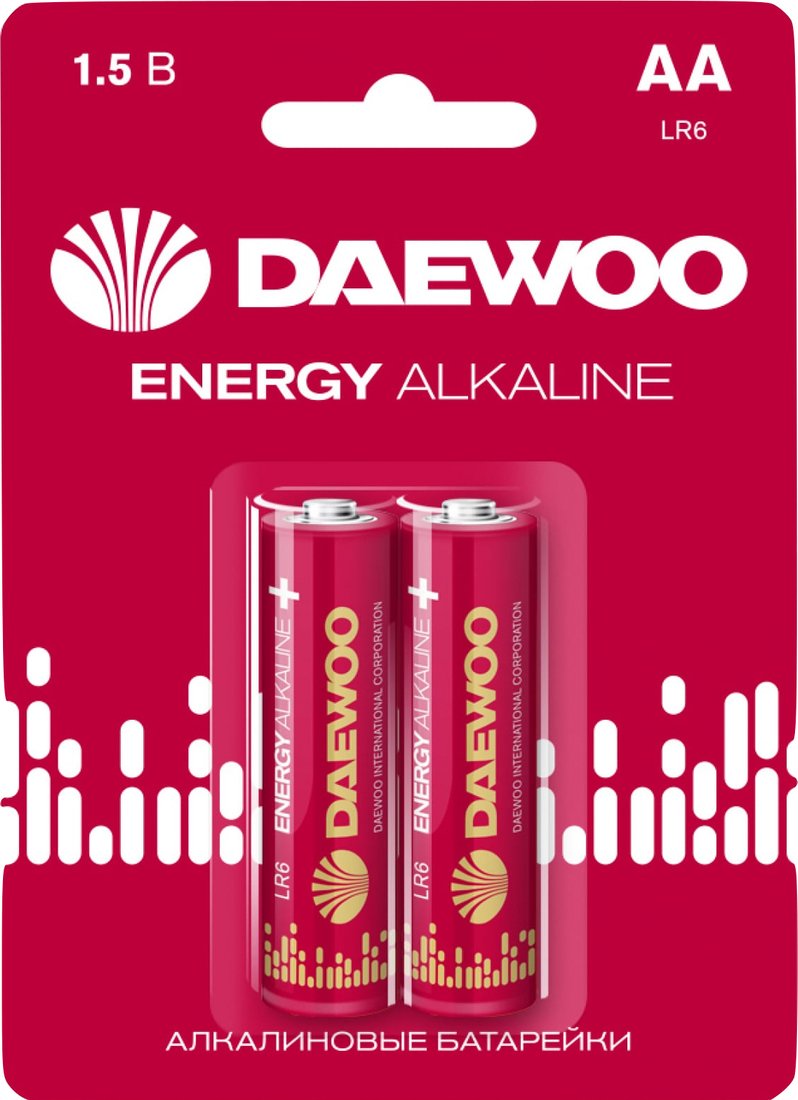 

Батарейка Daewoo Energy Alkaline AA 2 шт. 5029750