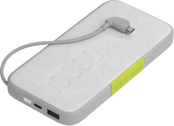 

Внешний аккумулятор InfinityLab InstantGo Built-in USB-C 10000mAh (белый)