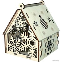 Сборная модель Древо Игр Домик Снежинка DI-C005