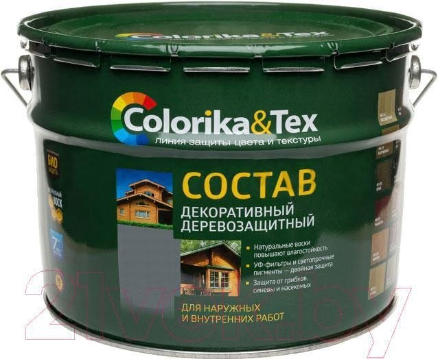

Пропитка Colorika & Tex 10 л (макассар)