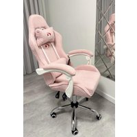 Игровое (геймерское) кресло Calviano Nero (pink plush)