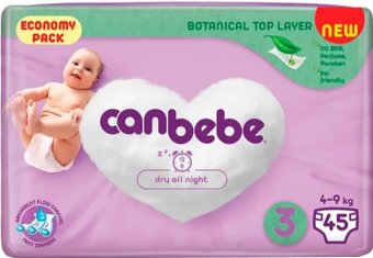 Подгузники Canbebe 3 4-9 кг (45 шт)