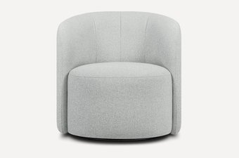 Интерьерное кресло Divan Мэник 265590 (поворотное Textile Silver)