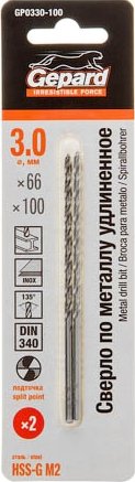 Набор сверл Gepard GP0330-100