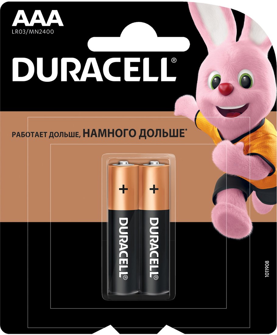 Батарейка DURACELL LR03/MN2400/AAA 2BP
