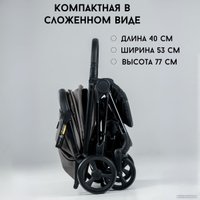 Коляска прогулочная «книга» Bubago Axi (серый)