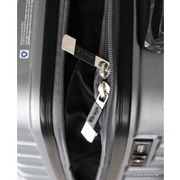 Чемодан-спиннер Verage Crust 17106-2+ 70 см (серебристый)