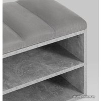 Тумба для обуви Stool Group Хольст vt-holst-gr-904 (серый/велюр серый)