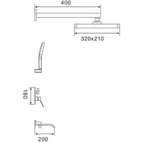 Душевая система  Shevanik S4035C