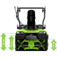 Снегоуборщик Greenworks GD40STX2 2603407 (без АКБ)