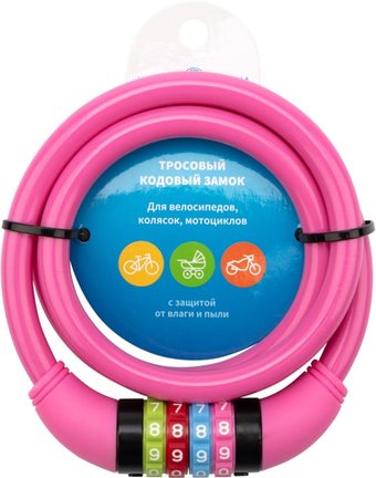 Тросовый велосипедный замок Четыре сезона 79-0204