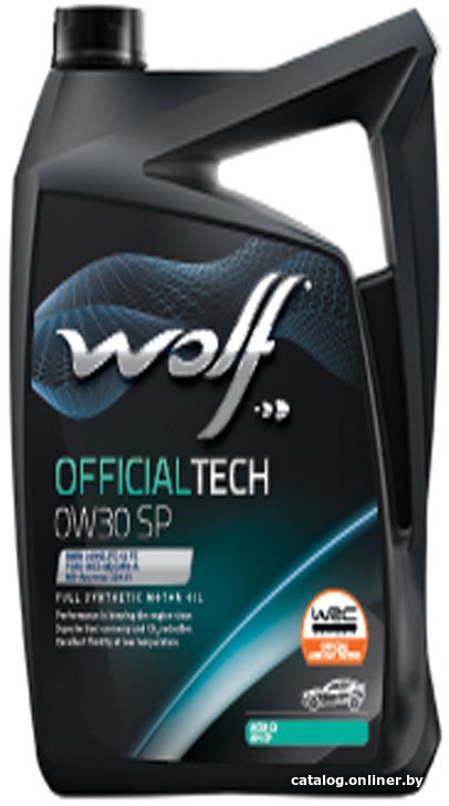 Моторное масло Wolf OfficialTech 0W-30 SP 1л
