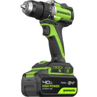 Дрель-шуруповерт Greenworks DD560 3708407CUB (с 1-им АКБ)