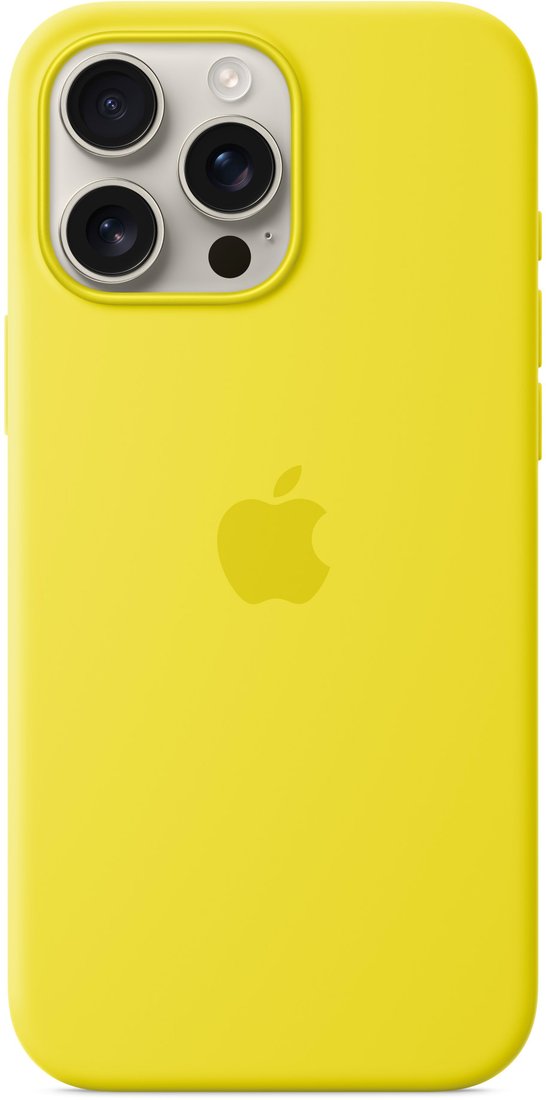 

Чехол для телефона Apple MagSafe Silicone Case для iPhone 16 Pro Max (желтый)