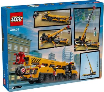 Конструктор LEGO City 60409 Желтый мобильный строительный кран