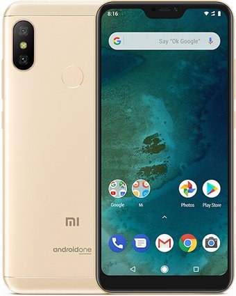 Телефон Xiaomi Mi A2 Lite 3GB/32GB (золотистый)