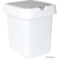 Мусорное ведро Spin&Clean Step SV4242БЛ (белый)