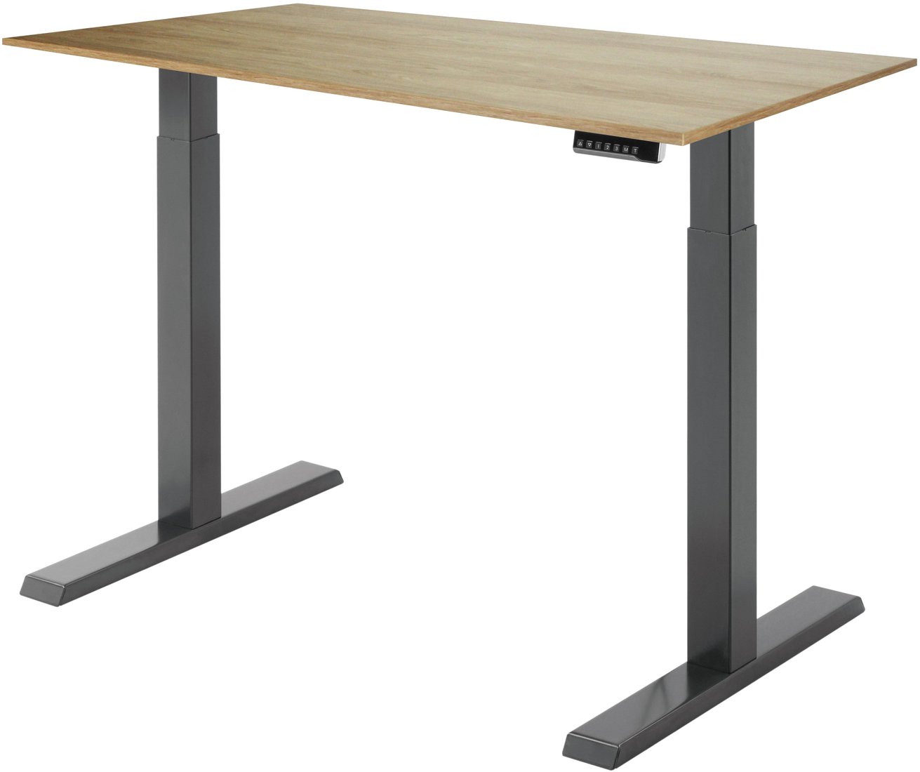 

Стол для работы стоя ErgoSmart Electric Desk Compact (дуб натуральный/черный)