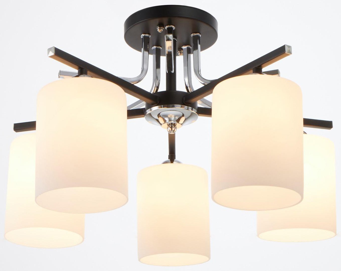 

Подвесная люстра BayerLux 6591193/5 4691590 (черный/хром)