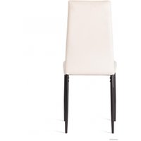 Стул TetChair Easy Chair металл/вельвет (светло-бежевый/черный)