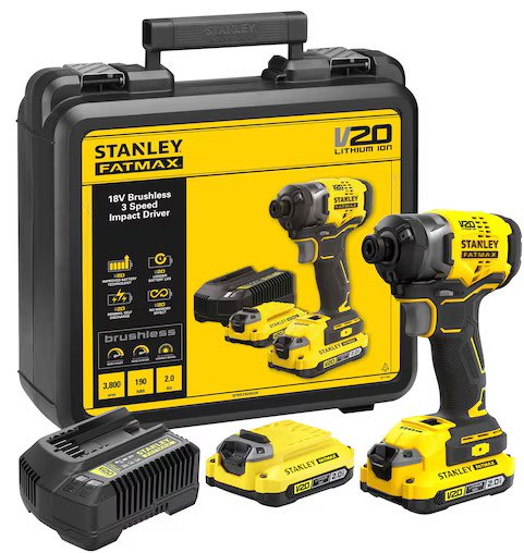 Винтоверт Stanley SFMCF820D2K (с 2-мя АКБ, кейс)