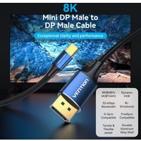 Кабель Vention HCELH DisplayPort - DisplayPort (2 м, черный) в Бресте