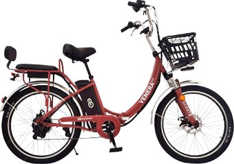 Электровелосипед Smart8 Venera Lite (коричневый)