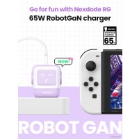 Сетевое зарядное Ugreen Nexode RG 65W CD361 (белый/сиреневый)