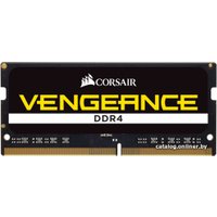 Оперативная память Corsair Vengeance 8GB DDR4 SODIMM PC4-19200 CMSX8GX4M1A2400C16