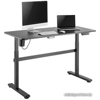 Стол для работы стоя ErgoSmart Electric Full Desk L (черный)
