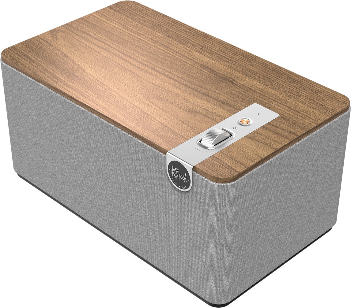 Беспроводная колонка Klipsch The Three Plus (серый/коричневый)