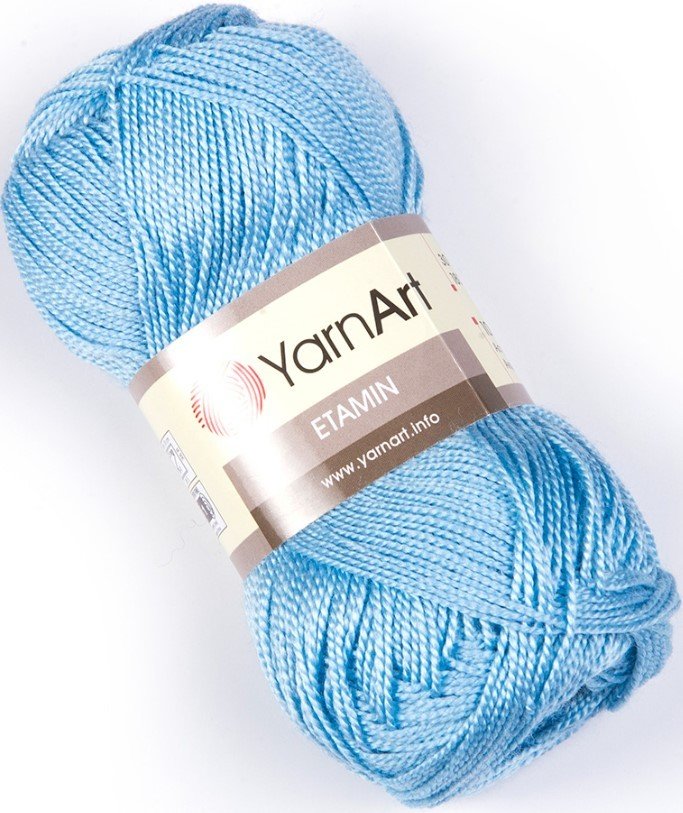 

Пряжа для вязания Yarnart Этамин 30гр 180м 424 (10шт, голубой)