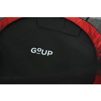 Батут GoUP Luxury 8FT (с сеткой и лестницей, красный)