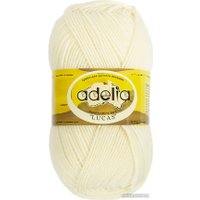 Пряжа для вязания Adelia Lucas 100 г 218 м №01 (белый)