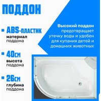 Душевая кабина Saniteco SN-12080WR 120x80