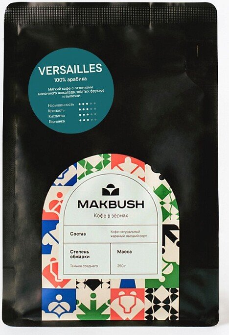 

Кофе MakBush Versailles зерновой 250 г