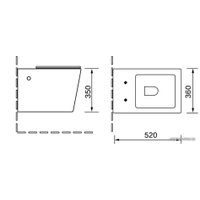 Унитаз подвесной Vincea Q-Line VT1-12G1B