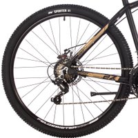 Велосипед Stinger Element Evo 27.5 р.20 2024 (черный/золотистый)