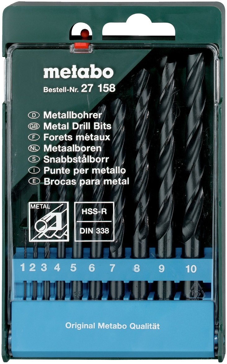 

Набор оснастки для электроинструмента Metabo 627158000 (10 предметов)