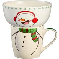 Набор сервировочный Lefard Снеговик 260-1066