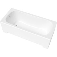 Ванна Lauter Sophia 160х70 21205160 (с каркасом, серым подголовником и белым лицевым экраном)