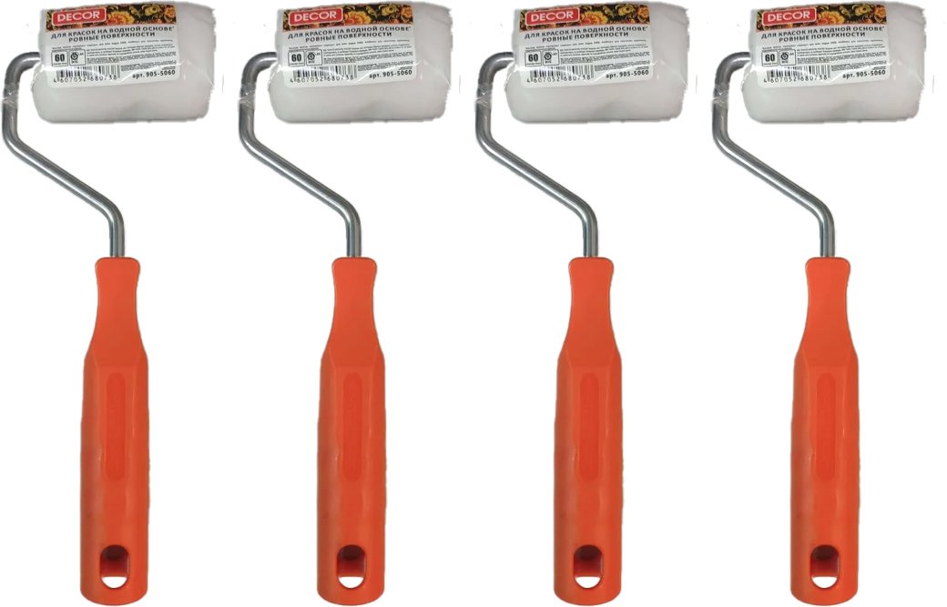 

Валик малярный Decor Mini 905-5060.21 (4 шт, 60мм)