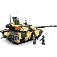 Конструктор Sluban Российский танк Т90MS M38-B0756 (758эл)